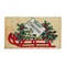 Merry Christmas Sled Coir Door Mat - Natural Multicolor Doormat 30x17 inches, Easy to Clean, Festive Holiday Decor
